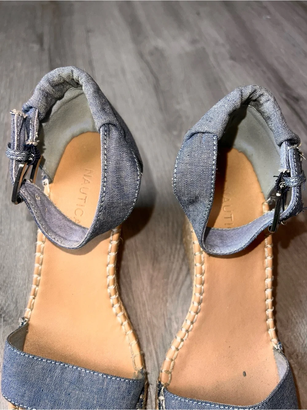 Nautica chambray espadrille